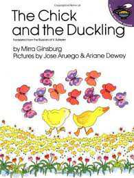 Book cover of The Chick and the Duckling